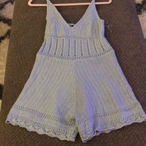 Light blue short jumper